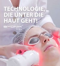 BYONIK High-Tech Gesichtsbehandlung mit rotem Licht zur Hautregeneration