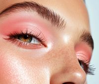 Wimpernverlängerung mit natürlichem Look und perfekt gestylten Augenbrauen bei BQ Medical Beauty